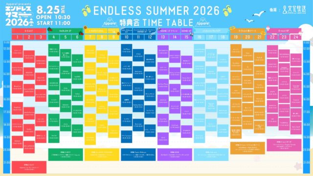 Appare! Presents エンドレスサマー2026 特典会TT